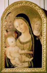 Madonna e criança com SS. Catherine e Christopher, 1470 (painel)